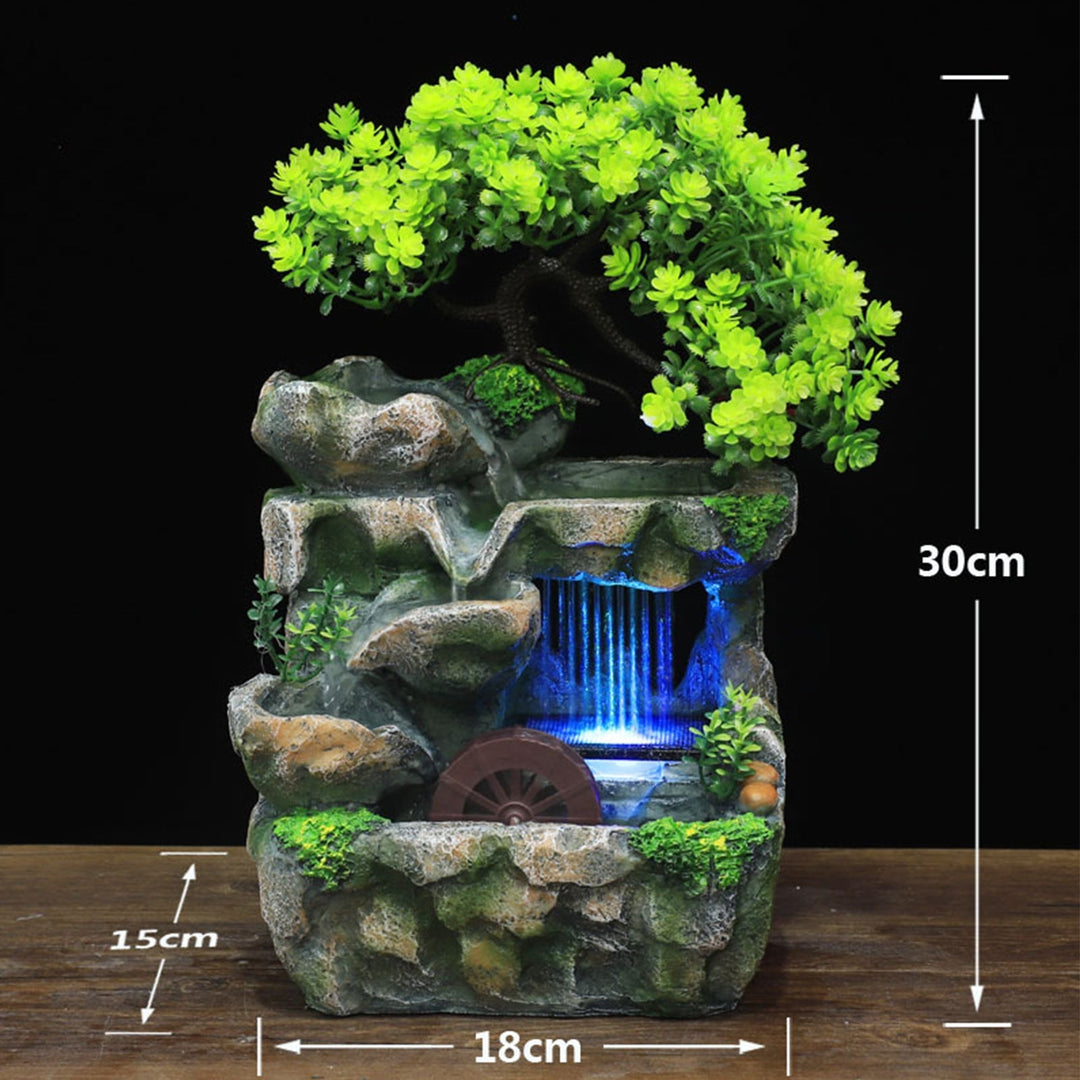 Natürlicher Mini-Baum Wasserfall Tischbrunnen | Karnz