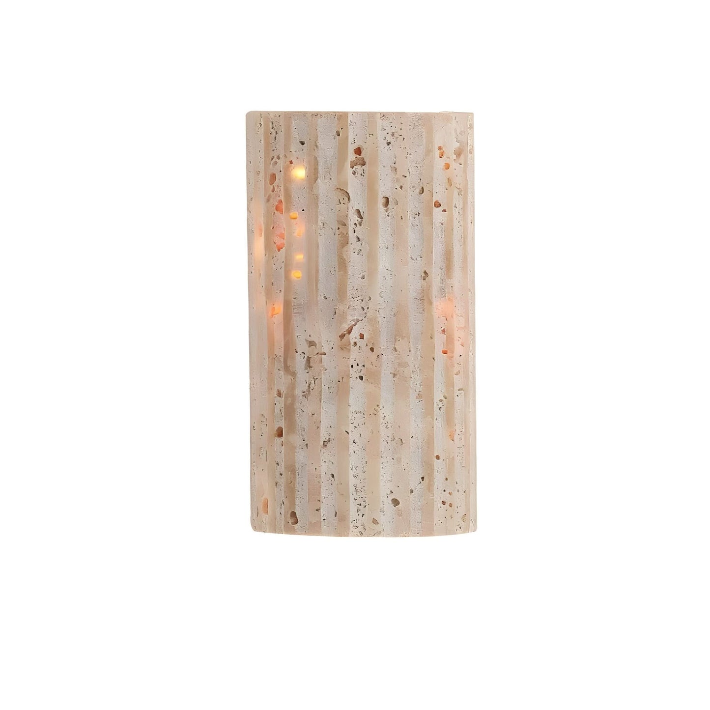 LED-Wandleuchte aus Naturstein