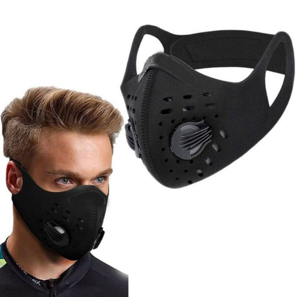 Neopren-Atemschutzmaske mit fünflagiger Filtration – verstellbare Größe