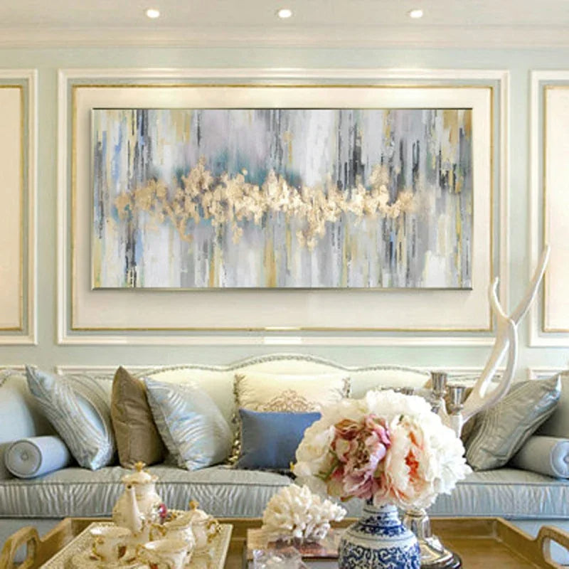 Neutrale Farben Vintage Abstract Grün Beige Grau Wandkunst Fine Art Leinwanddrucke Zeitgenössisches Bild Für Wohnzimmer Schlafzimmer Kunstdekoration | Karnz