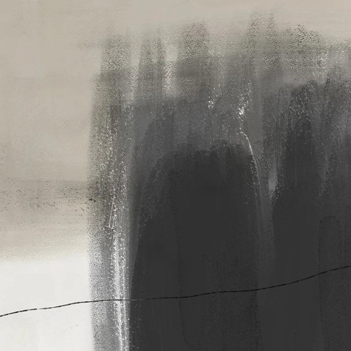 Beige Grau Schwarz Skandinavisch Abstrakte Wandkunst Fine Art Leinwanddrucke Beige Graue Bilder Für Minimalistische Wohnzimmerkunst Für Zeitgenössische Innenräume