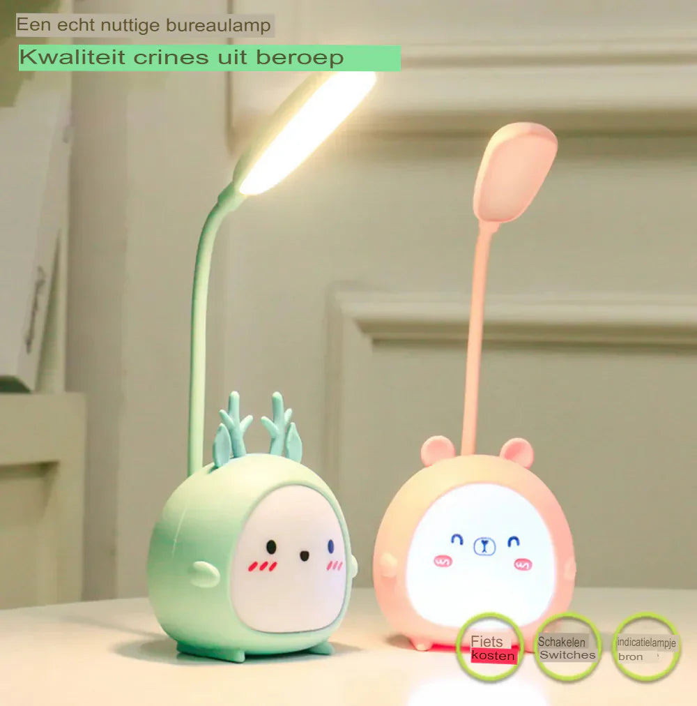 Kinderleselampe mit Augenschutz und USB-Nachtlicht - BrightBuddy | Karnz