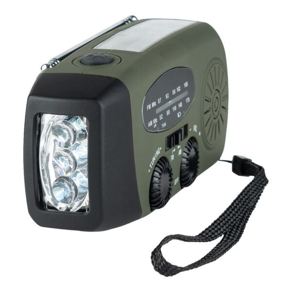 NoodRadio PowerSafe Mini – Kompakte Notfallradio mit Taschenlampe und Powerbank | Karnz