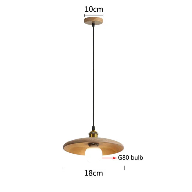 Nordische Hängelampe aus Holz – Minimalistische Pendelleuchte im Skandi-Design | Karnz