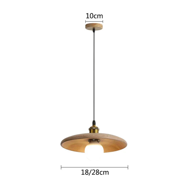 Nordische Hängelampe aus Holz – Minimalistische Pendelleuchte im Skandi-Design | Karnz