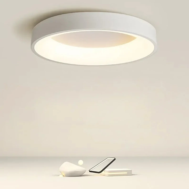 AuroraGlans – Skandinavische runde LED-Deckenleuchten für Wohnzimmer und Schlafzimmer