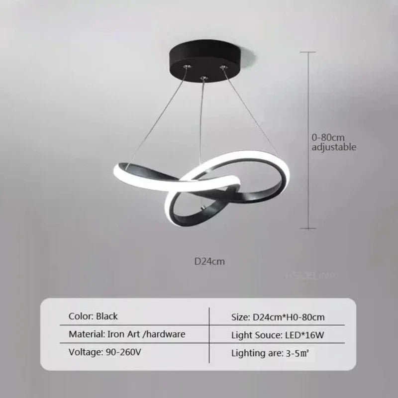 LumiWave LED-Deckenleuchte | Energieeffiziente Designlampe für Wohnzimmer, Schlafzimmer & Küche | Moderne LED-Beleuchtung | Karnz