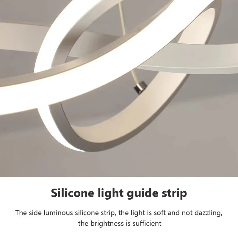LumiWave LED-Deckenleuchte | Energieeffiziente Designlampe für Wohnzimmer, Schlafzimmer & Küche | Moderne LED-Beleuchtung | Karnz