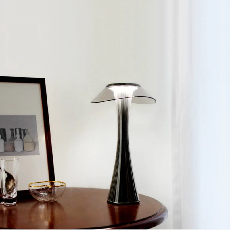 Dimmable LED Tischlampe – Moderne Nachttischlampe mit Touch-Steuerung, elegantes Licht für Schlafzimmer & Wohnzimmer | Karnz