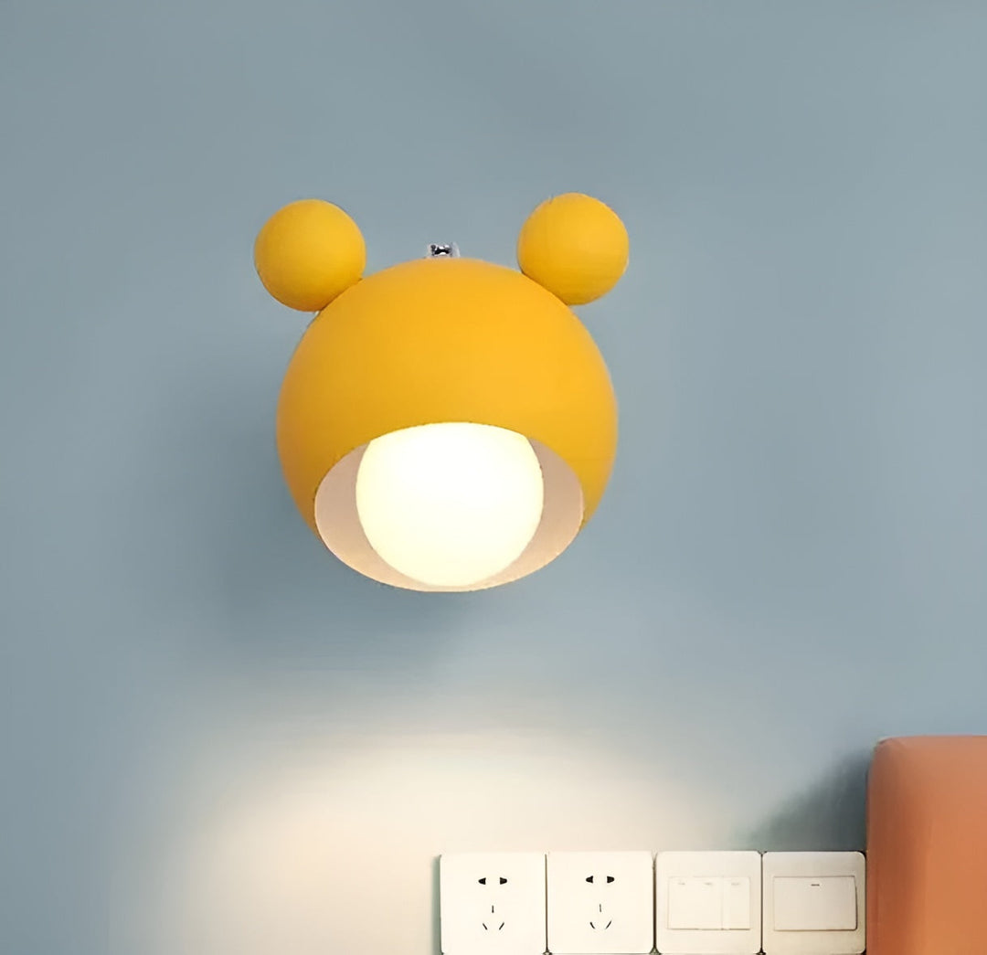 Wandleuchte im Mickey-Design – Dekorativ und Modern | Perfekt für das Kinderzimmer & Wohnzimmer | Karnz