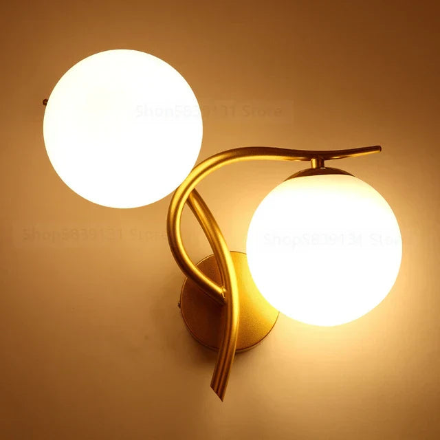 Moderne skandinavische Wandlampe aus Eisen – Minimalistische LED-Wandleuchte für Wohnzimmer & Schlafzimmer | Karnz