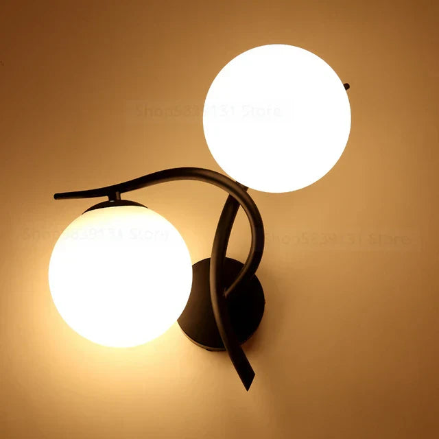 Moderne skandinavische Wandlampe aus Eisen – Minimalistische LED-Wandleuchte für Wohnzimmer & Schlafzimmer | Karnz