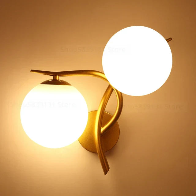 Moderne skandinavische Wandlampe aus Eisen – Minimalistische LED-Wandleuchte für Wohnzimmer & Schlafzimmer | Karnz