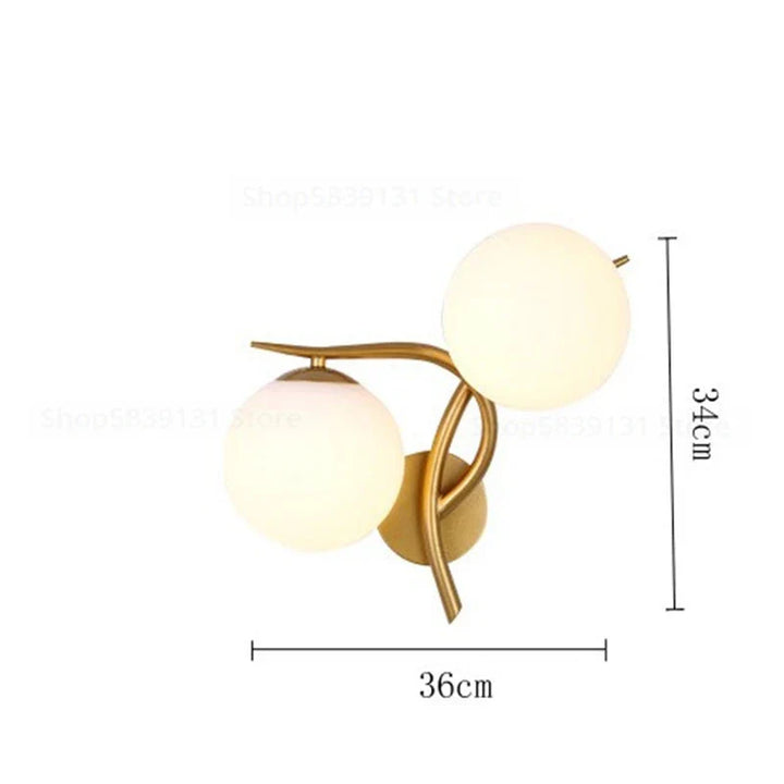 Moderne skandinavische Wandlampe aus Eisen – Minimalistische LED-Wandleuchte für Wohnzimmer & Schlafzimmer | Karnz