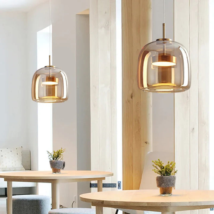 NordicGlow - Minimalistische LED Pendelleuchte für einen zeitlosen Look | Karnz