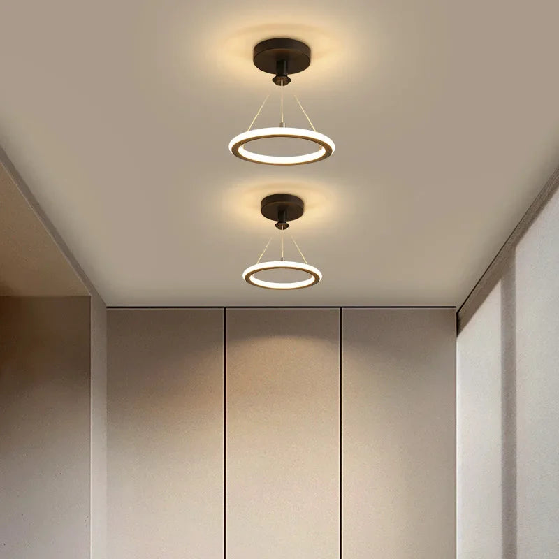 Moderne LED Deckenleuchte für Flur & Eingangsbereich, Minimalistische Beleuchtung | Karnz