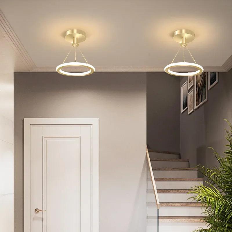 Moderne LED Deckenleuchte für Flur & Eingangsbereich, Minimalistische Beleuchtung | Karnz