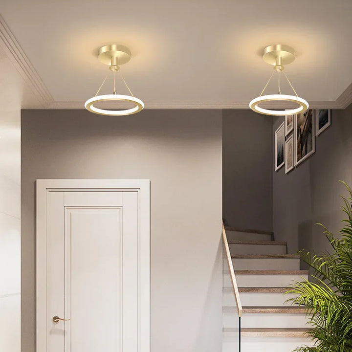 Moderne LED Deckenleuchte für Flur & Eingangsbereich, Minimalistische Beleuchtung | Karnz