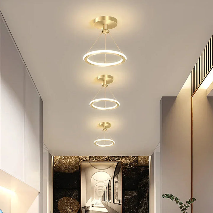 Moderne LED Deckenleuchte für Flur & Eingangsbereich, Minimalistische Beleuchtung | Karnz