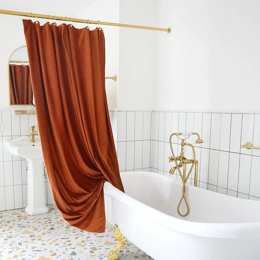 Nordic Velvet Duschvorhang Karnz