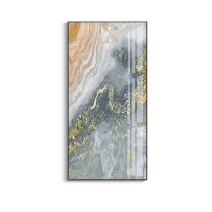 Nordic Aqua Blau Grün Goldene Flüssige Marmor Druck Wandkunst Feine Kunst Leinwand Drucken Bilder Für Luxus Wohnzimmer Foyer Hotel Zimmer Dekor | Karnz