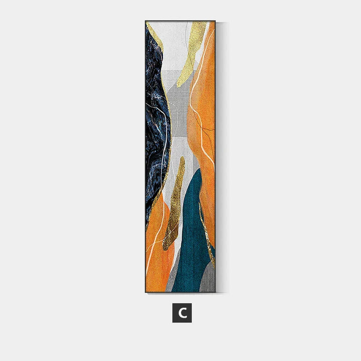 Nordic Abstract Geomorphic Color Block Wandkunst Fine Art Leinwanddrucke Vertikales Format Bilder Für Wohnzimmer Schlafzimmer Eingang Flur Wanddeko | Karnz