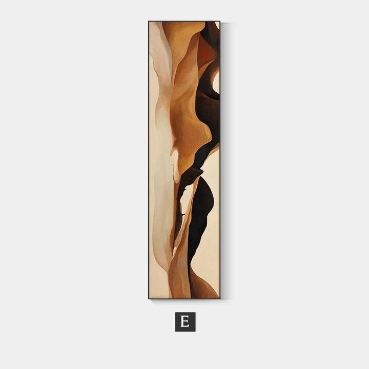 Nordic Abstract Geomorphic Color Block Wandkunst Fine Art Leinwanddrucke Vertikales Format Bilder Für Wohnzimmer Schlafzimmer Eingang Flur Wanddeko | Karnz