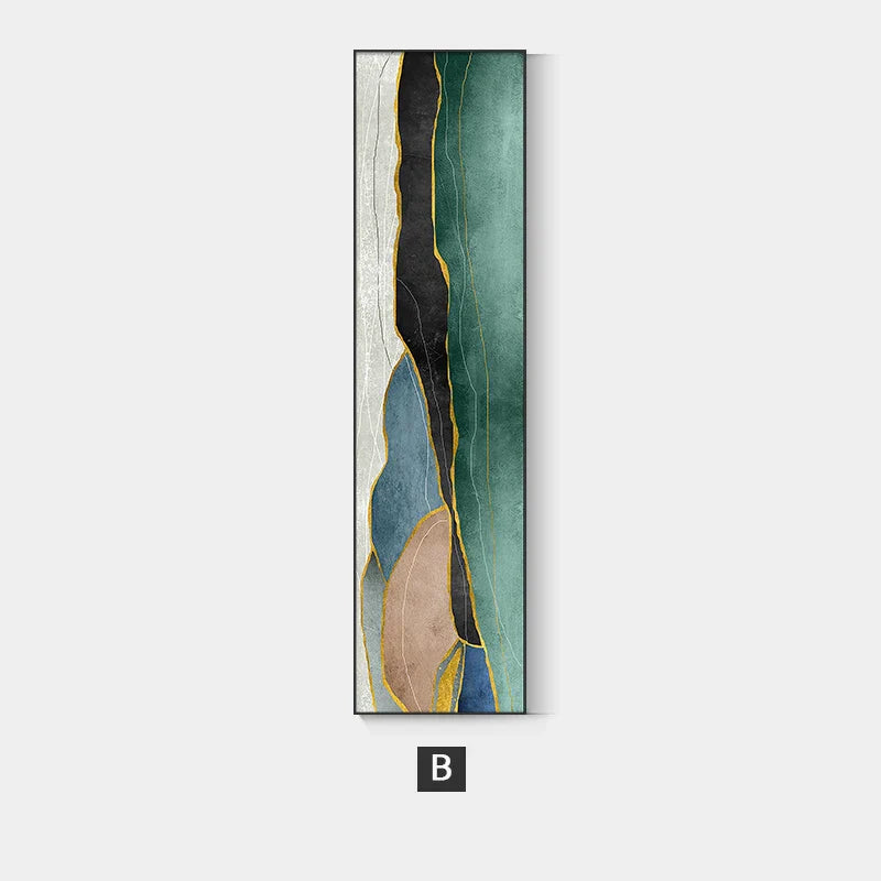 Nordic Abstract Geomorphic Color Block Wandkunst Fine Art Leinwanddrucke Vertikales Format Bilder Für Wohnzimmer Schlafzimmer Eingang Flur Wanddeko | Karnz
