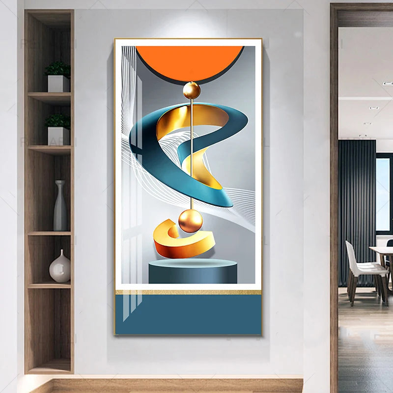 Nordic Celestial Harmony Wandkunst Feine Kunstdrucke Leichte Luxus Abstrakte Glücksbringer Bilder Für Modernes Apartment Wohnzimmer Flur Kunst Dekor