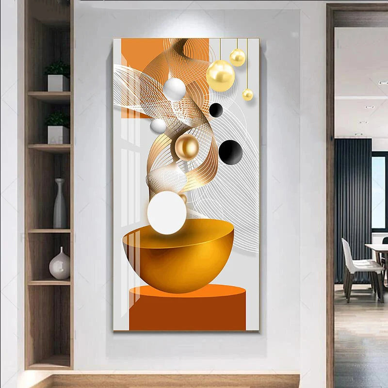 Nordic Celestial Harmony Wandkunst Feine Kunstdrucke Leichte Luxus Abstrakte Glücksbringer Bilder Für Modernes Apartment Wohnzimmer Flur Kunst Dekor