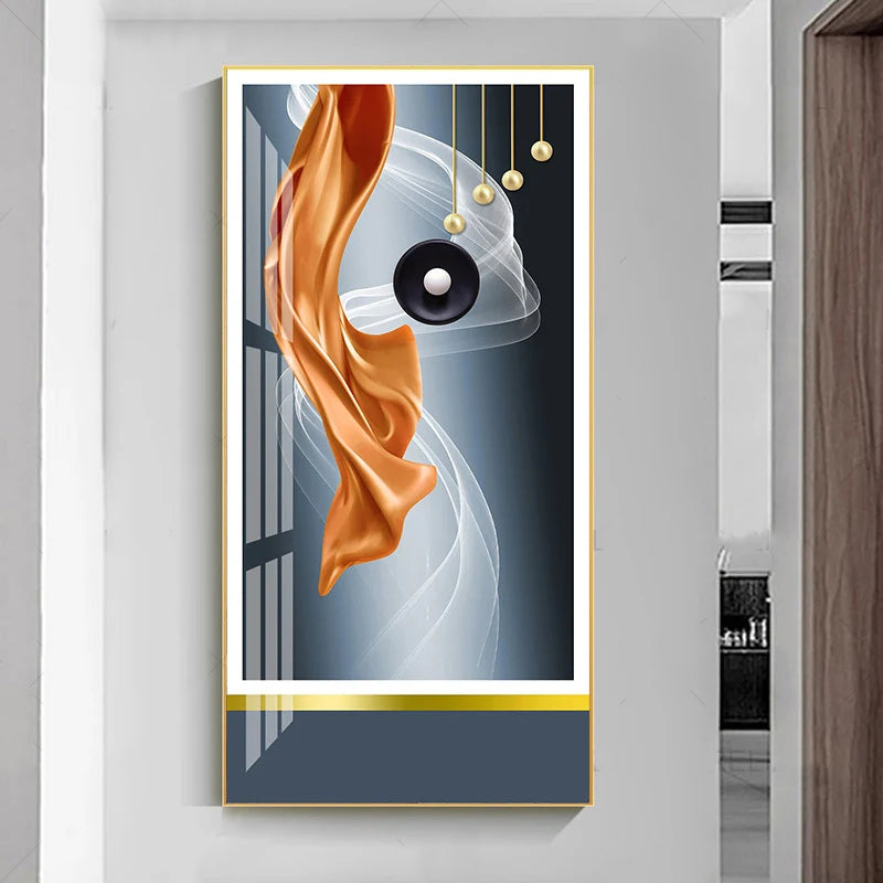 Nordic Celestial Harmony Wandkunst Feine Kunstdrucke Leichte Luxus Abstrakte Glücksbringer Bilder Für Modernes Apartment Wohnzimmer Flur Kunst Dekor