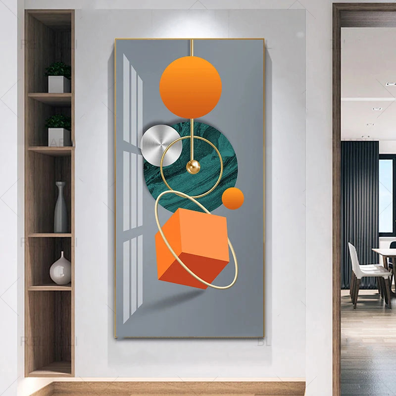 Nordic Celestial Harmony Wandkunst Feine Kunstdrucke Leichte Luxus Abstrakte Glücksbringer Bilder Für Modernes Apartment Wohnzimmer Flur Kunst Dekor