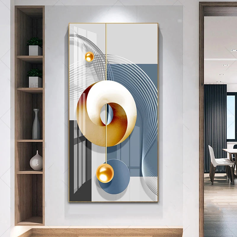 Nordic Celestial Harmony Wandkunst Feine Kunstdrucke Leichte Luxus Abstrakte Glücksbringer Bilder Für Modernes Apartment Wohnzimmer Flur Kunst Dekor