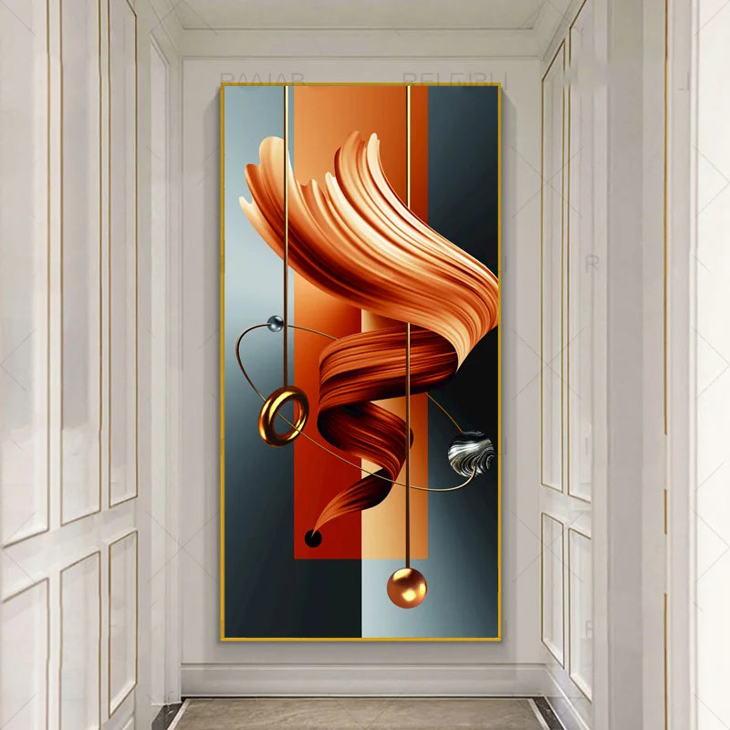Nordic Celestial Harmony Wandkunst Feine Kunstdrucke Leichte Luxus Abstrakte Glücksbringer Bilder Für Modernes Apartment Wohnzimmer Flur Kunst Dekor