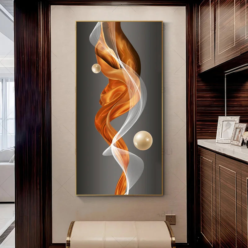 Nordic Celestial Harmony Wandkunst Feine Kunstdrucke Leichte Luxus Abstrakte Glücksbringer Bilder Für Modernes Apartment Wohnzimmer Flur Kunst Dekor