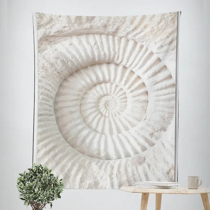 Nordic Hängender Wandteppich Dekoration 100% Polyester Bedruckte Meereslandschaften Sonne Meer & Sandstrand Blauer Himmel Wandteppiche Bilder von Ruhe für das Wohnzimmer