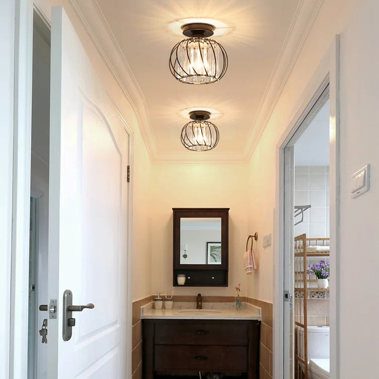 Minimalistische Glas-Deckenlampe | Karnz