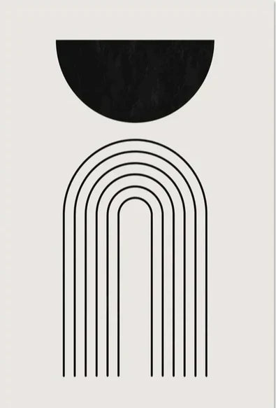 Nordic Minimalist Geometrische Abstrakte Wandkunst Fein Kunst Leinwand Drucke Beige Schwarz Abstrakte Bilder Für Moderne Wohnung Dekor