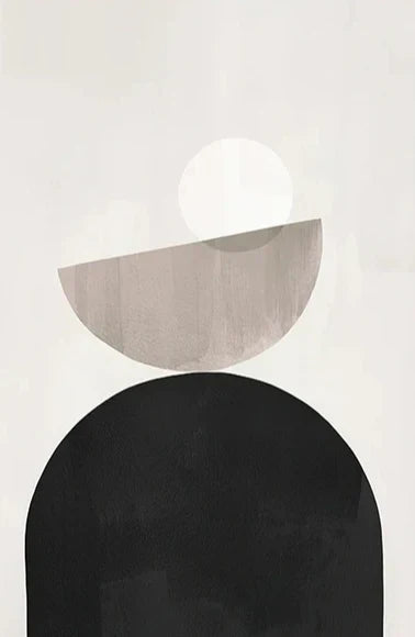 Nordic Minimalist Geometrische Abstrakte Wandkunst Fein Kunst Leinwand Drucke Beige Schwarz Abstrakte Bilder Für Moderne Wohnung Dekor