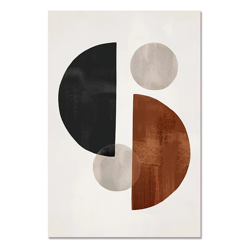 Nordic Minimalist Geometrische Abstrakte Wandkunst Fein Kunst Leinwand Drucke Beige Schwarz Abstrakte Bilder Für Moderne Wohnung Dekor
