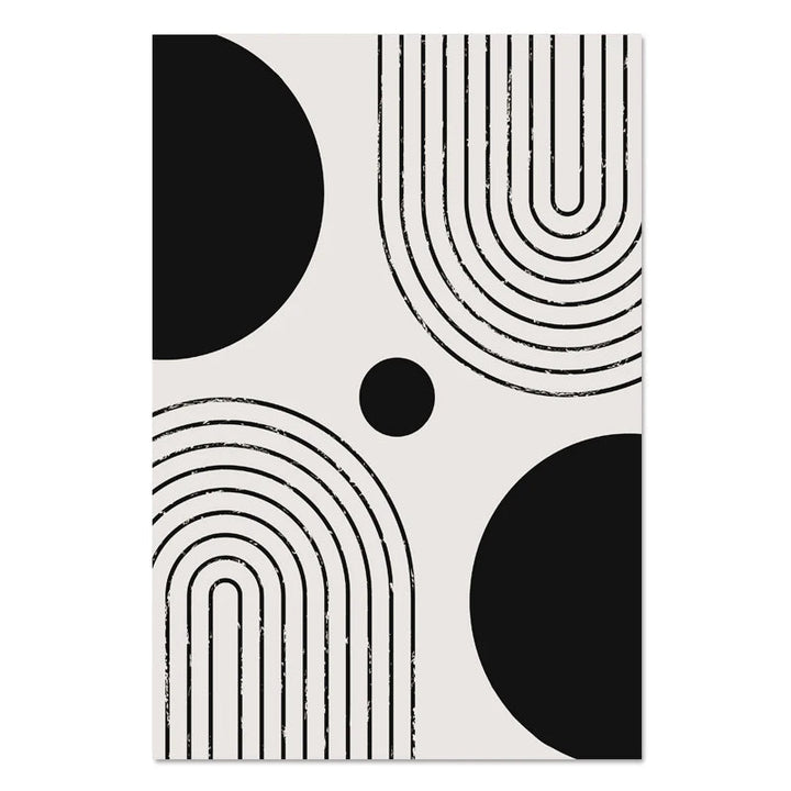 Nordic Minimalist Geometrische Abstrakte Wandkunst Fein Kunst Leinwand Drucke Beige Schwarz Abstrakte Bilder Für Moderne Wohnung Dekor