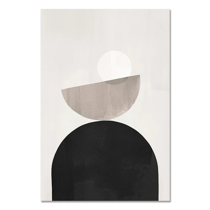 Nordic Minimalist Geometrische Abstrakte Wandkunst Fein Kunst Leinwand Drucke Beige Schwarz Abstrakte Bilder Für Moderne Wohnung Dekor