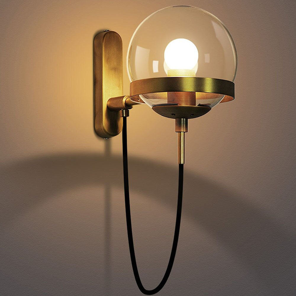 Einzigartige Glasball-Wandlampe | Karnz