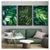 Nordic Tropical Green Leaf Nature Posters Wandkunst Feine Kunst Leinwanddrucke Ambient Bilder von Ruhe für Wohnzimmer Esszimmer Home Office Dekor