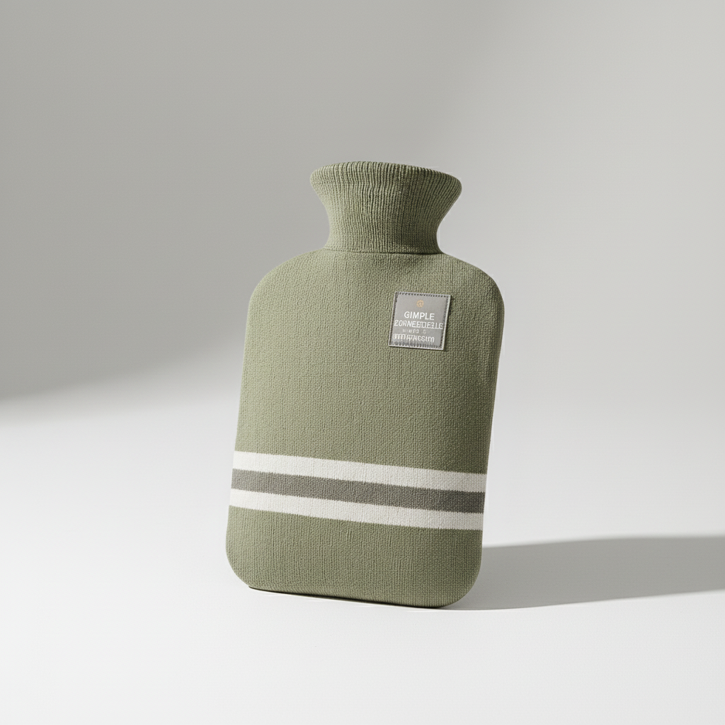 Wärmeflasche 2L mit Strickbezug | Karnz