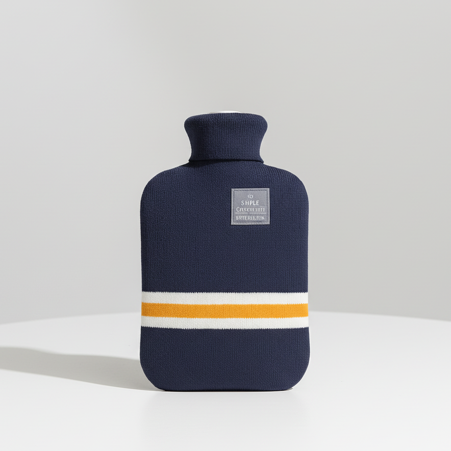 Wärmeflasche 2L mit Strickbezug | Karnz