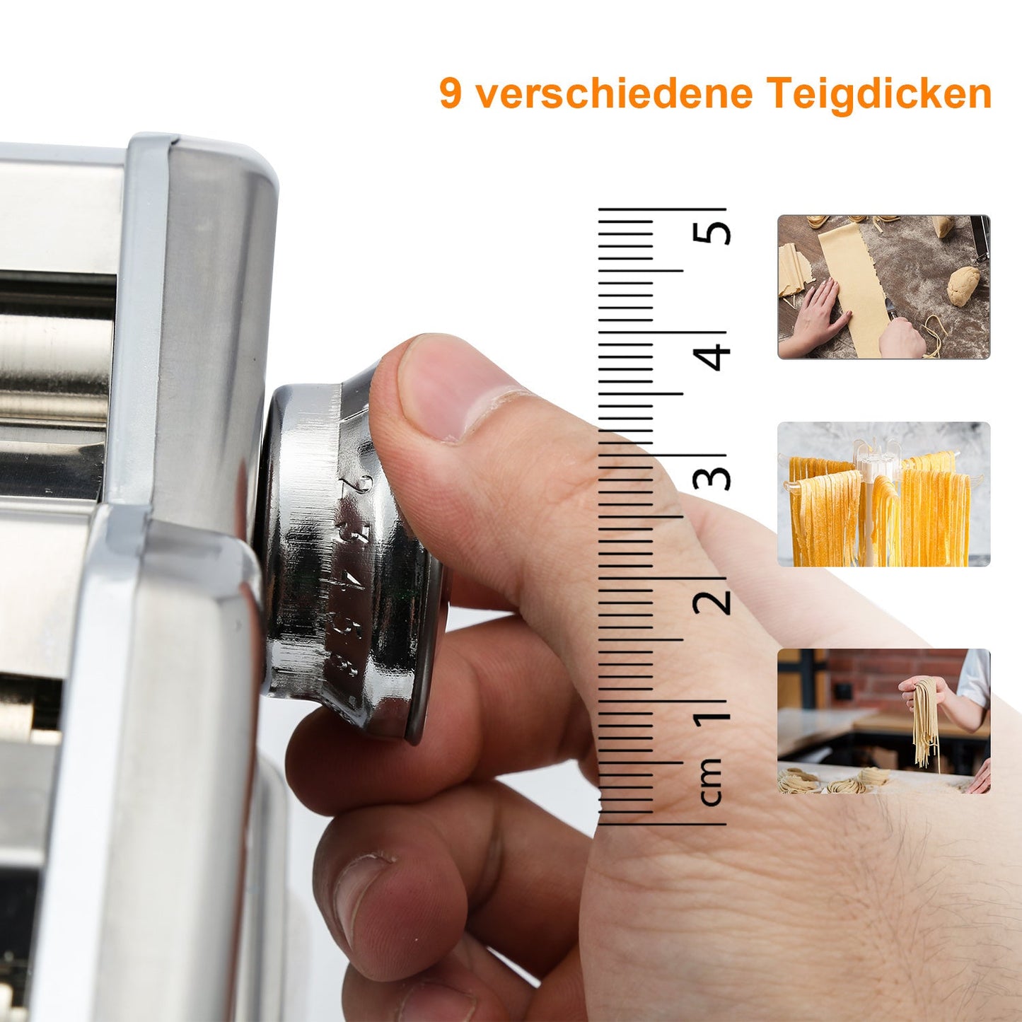 Nudelmaschine Pastamaschine Edelstahl | Karnz