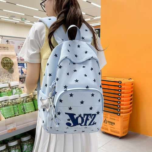 Stylische Sternenbedruckte Rucksack Karnz