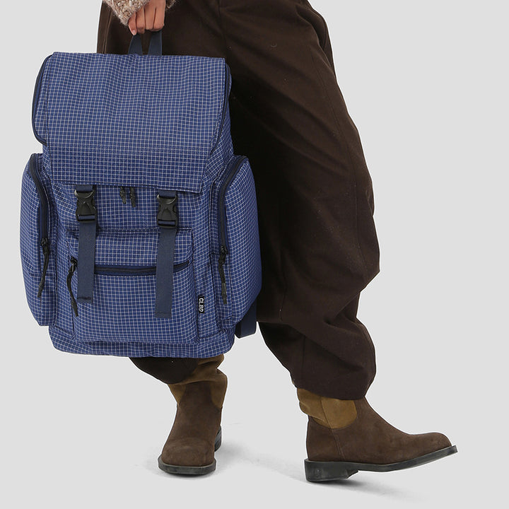 Vielseitiger Multi-Funktions-Rucksack mit Gittermuster Karnz