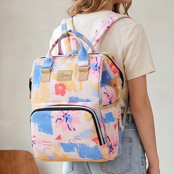 Stylische Mehrfach-Taschen Wickelrucksack Karnz